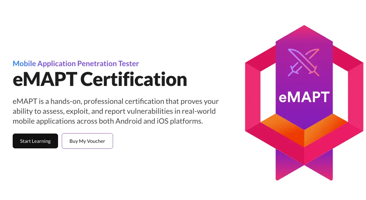 Featured image for [รีวิว] eMAPT 2025 - Mobile Penetration Testing Certification ที่ข้อสอบเปลี่ยนไปหลังจากที่ผมกดซื้อคอร์ส!