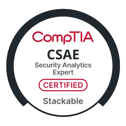 โลโก้ CompTIA Security Analytics Expert (CSAE)