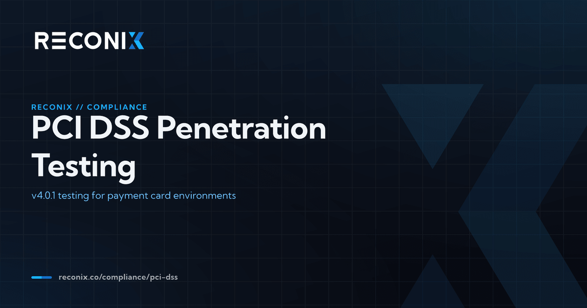 PCI DSS Compliance & Penetration Testing in Thailand | Reconix