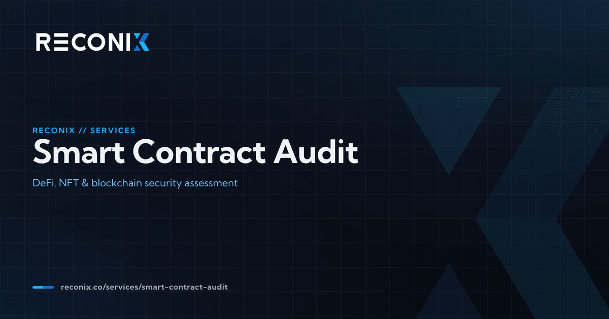 Rechecker Smart Contract Audit Thailand | DeFi & Web3 Security Experts | Reconix