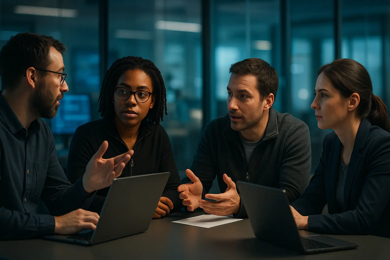 Reconix blockchain security experts reviewing smart contract code